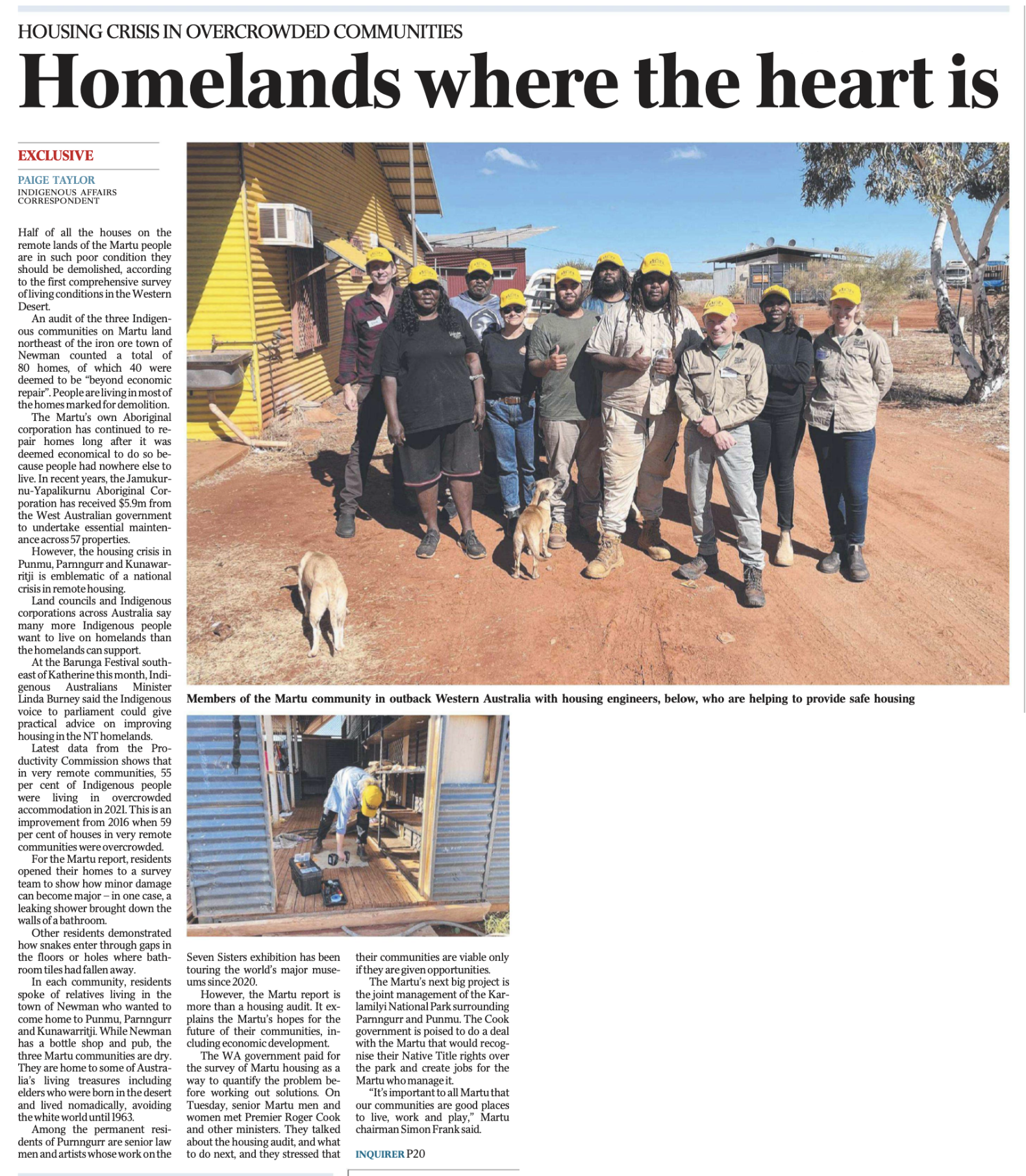 Homelands where the heart is