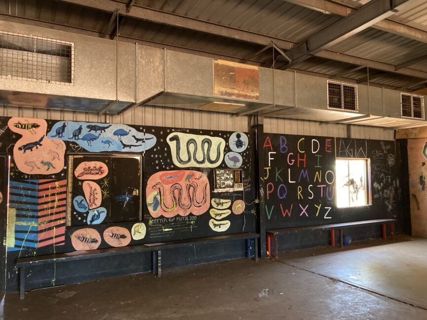 When operating, the Hall provides activities for children, teens and young adults, including sport, music, art and craft, and is an important focus for the Nyirripi community.